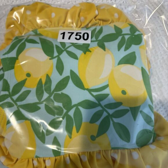 Matilda Jane Cool One Piece Floral 6 Girl Yellow Lemon Summer beach vacation - Picture 5 of 7